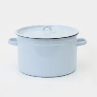 Кастрюля, 7 л, эмалированная сталь, МИКС