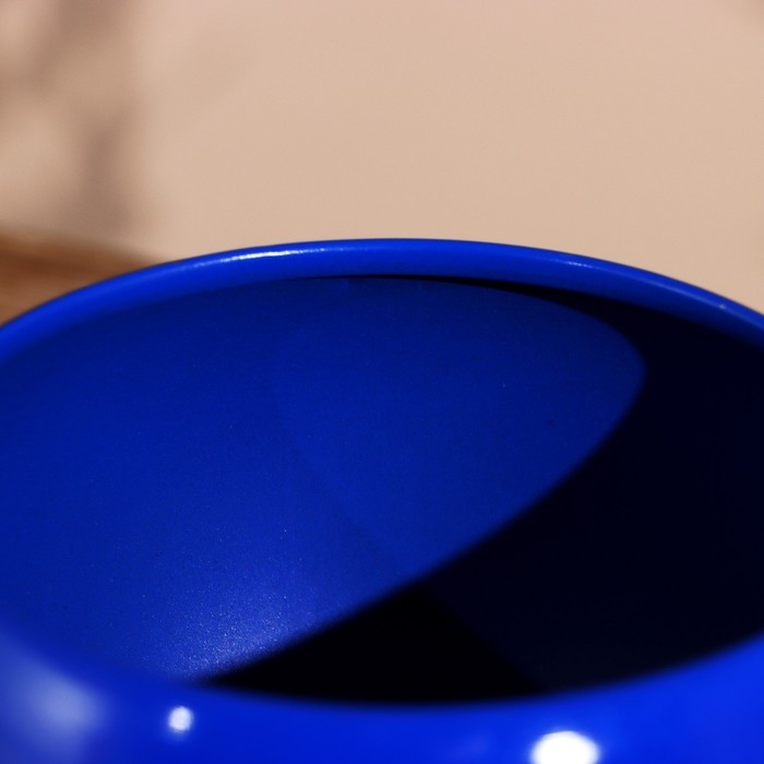 Кашпо  Кашпо "Котл" металл, вазон 15х15х8 см, подставка12,5х12,5х8 см