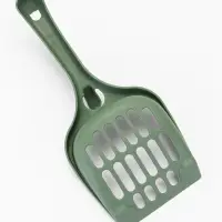 Лоток для кошек &laquo;Фур-Мур&raquo;, 48&times;35.5 см, с высоким бортом и совком, покрытие софт-тач, цвет изумруд