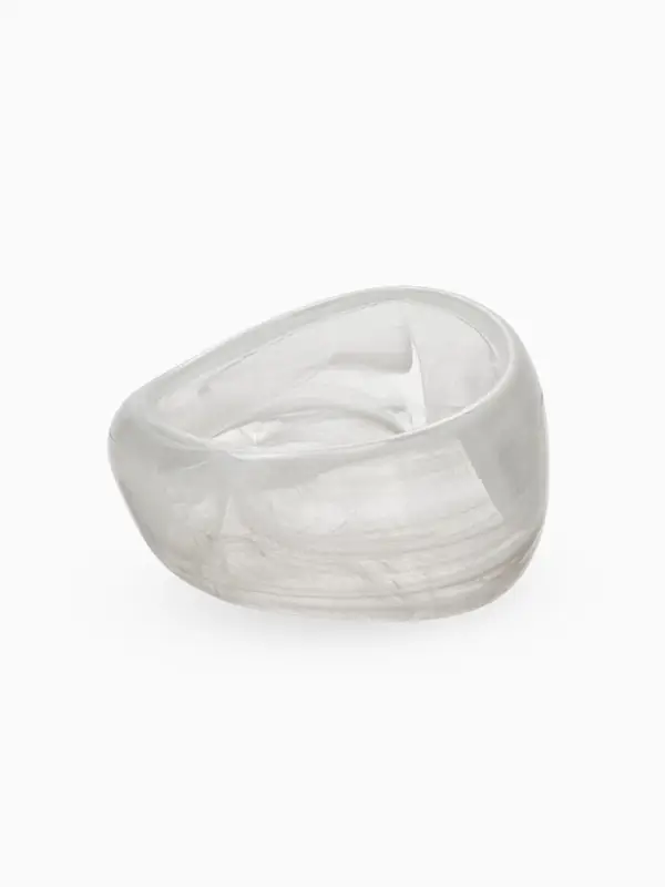 Браслет манжета &laquo;Тренд&raquo;, d=7.5 см, широкий, акрил, белый