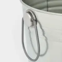 Вазон оцинкованный с ручками, 7 л, d=21 см, h=29 см, ГОСТ