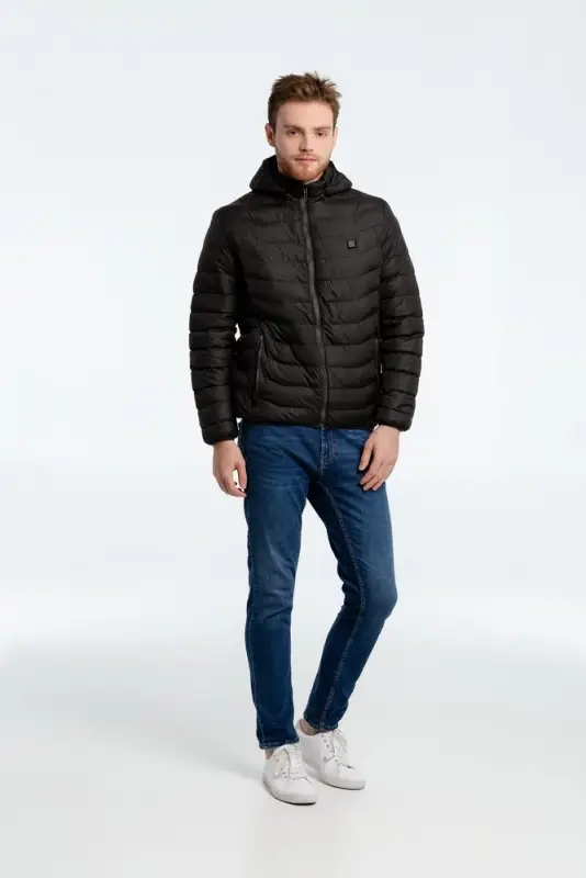 Куртка с подогревом Thermalli Chamonix черная, размер XL Куртка с подогревом Thermalli Chamonix черная, размер XL