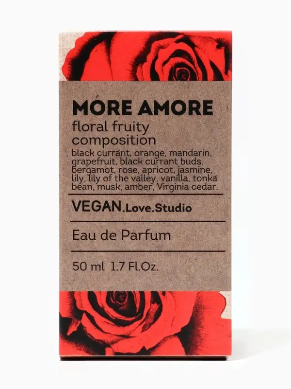 Парфюмерная вода женская Vegan Love Studio More Amore, 50 мл (по мотивам Amor Amor (Cacharel)