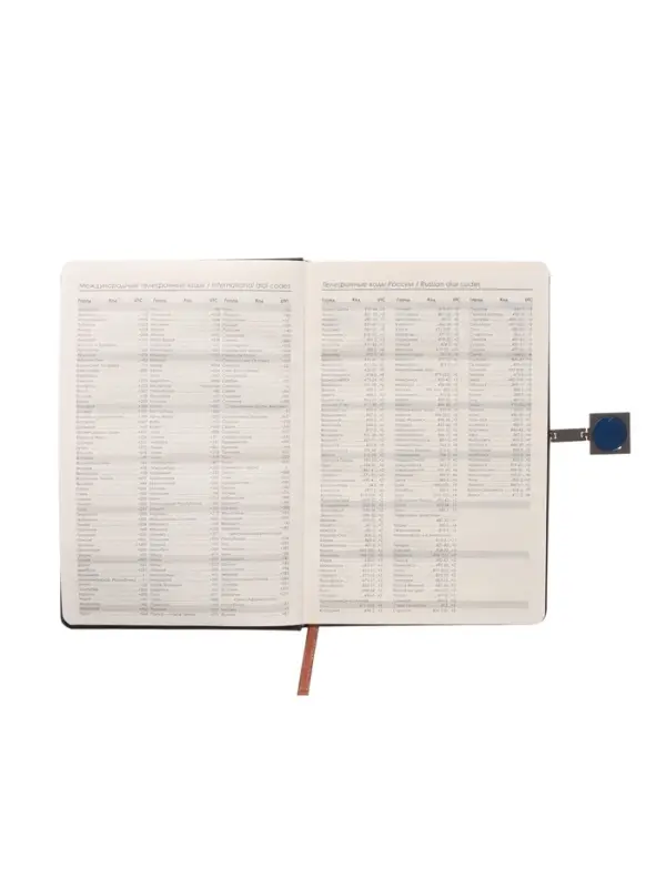 Ежедневник недатированный формат А5, с хлястиком, 96л, линия, пвх, Черный