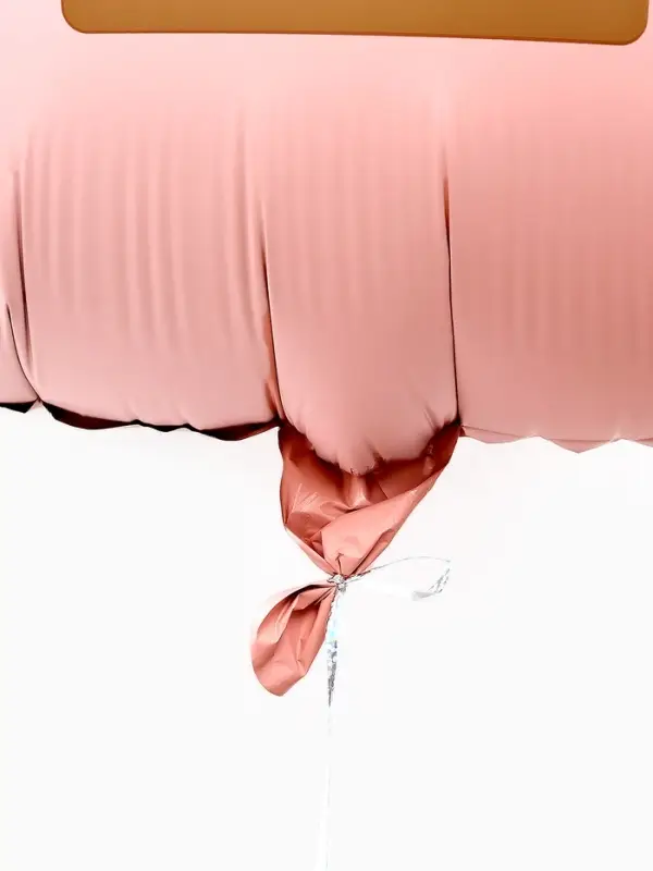 Воздушный шар фольгированный 35" "Гитара" цвет розовый