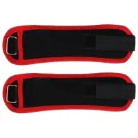 Утяжелители на запястье ONLYTOP, 2 шт. &times; 200 г, цвет красный