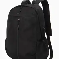 Рюкзак школьный, однотонный, USB, 1 отделение, 3 кармана, 30&times;15&times;45 см, чёрный