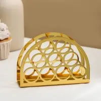 Салфетница Mercy, 13&times;9&times;3.5 см, золотистая