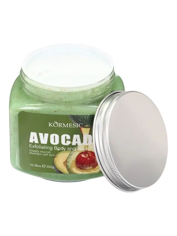 Питательный скраб для тела и лица с экстрактом авокадо, 300 г