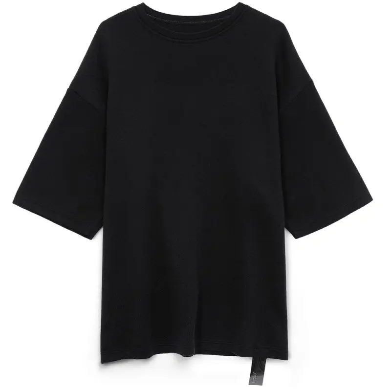 Джемпер с коротким рукавом Siluetti Volumica, черный, размер XS/S Джемпер с коротким рукавом Siluetti Volumica, черный, размер XS/S