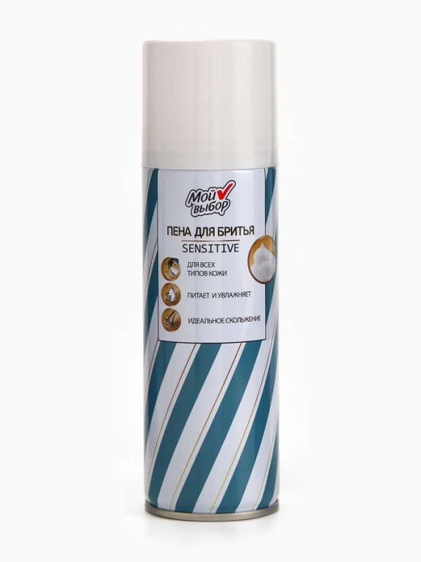 Пена для бритья Мой выбор Sensitive для чувствительной кожи, 200 мл Пена для бритья Мой выбор Sensitive для чувствительной кожи, 200 мл
