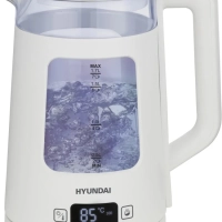 Чайник HYK-G9407 1.7л. 2200Вт белый (стекло)