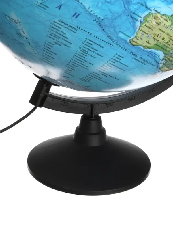 Глобус физико-политический рельефный, Глобен &laquo;Классик&raquo;, диаметр 320 мм, с подсветкой