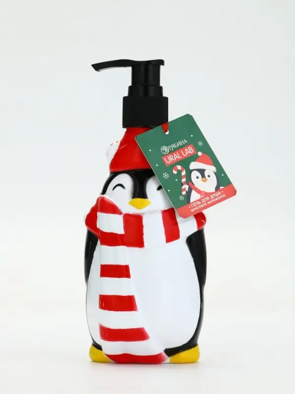 Гель для душа новогодний, 300 мл, фруктовое мороженое, Ural Lab Гель для душа новогодний, 300 мл, фруктовое мороженое, Ural Lab