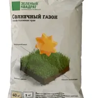 Газон Солнечный "Зеленый квадрат", 1 кг