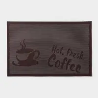 Салфетка сервировочная на стол Fresh coffee, 45×30 см, цвет кофейный