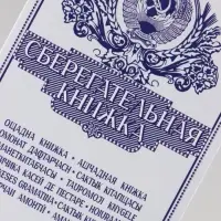 Конверт для денег &laquo;Сберегательная книжка&raquo; 16&times;8 см