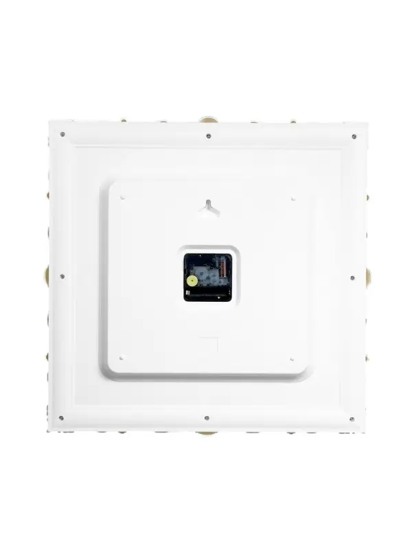 Часы настенные интерьерные &laquo;Барака&raquo;, бесшумные, плавный ход, 38&times;38 см, белые, золотистые