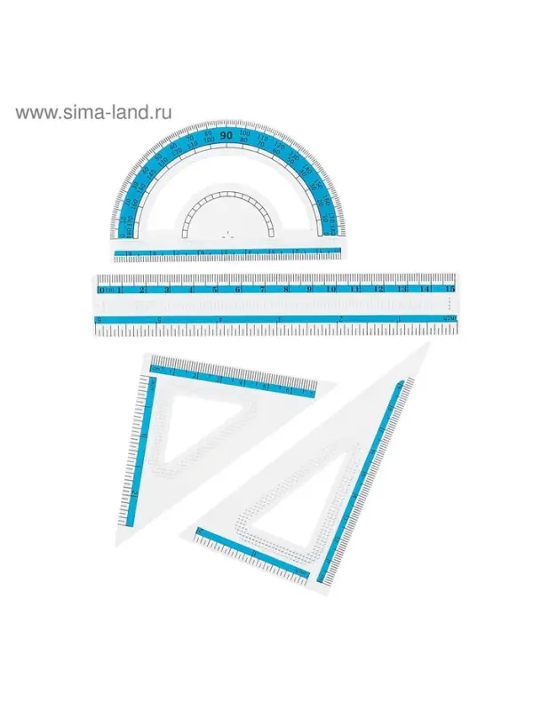 Набор чертежный Calligrata, 9 предметов, в металлическом пенале