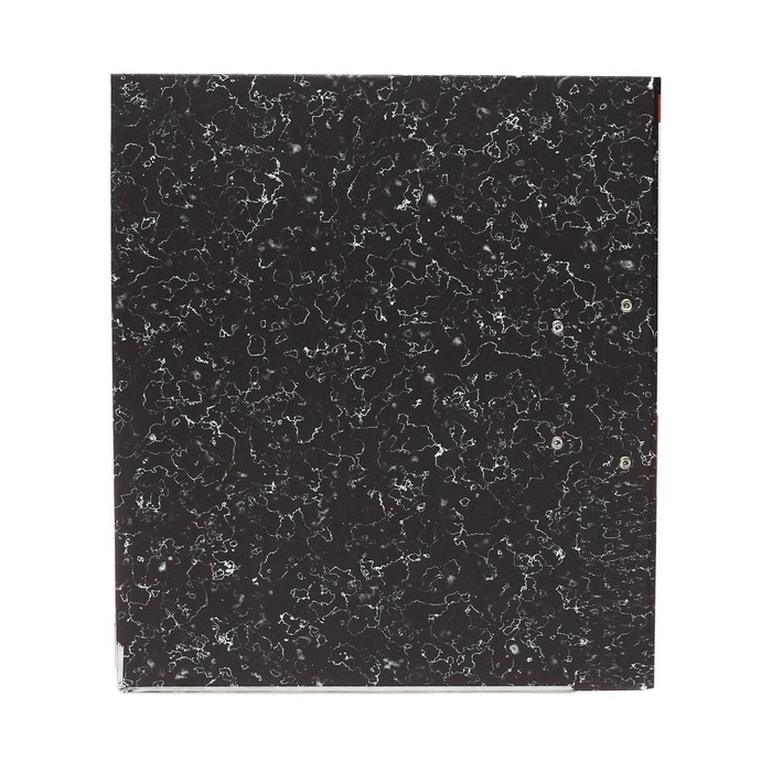 Папка-регистратор 50 мм, А4, Calligrata, эконом мрамор, нижний металлический кант, черная Папка-регистратор 50 мм, А4, Calligrata, эконом мрамор, нижний металлический кант, черная