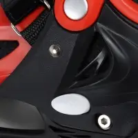 Коньки для фитнеса с роликовой платформой BlackAqua (р.34-37, красный)