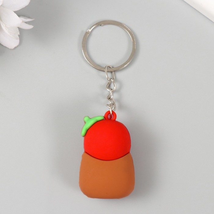 Брелок резина Брелок резина "Капибара" МИКС 4,4х2,8х2,2 см