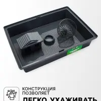 Клетка для грызунов &laquo;Пижон&raquo;, 38&times;27&times;27 см, складная, домик, миска, колесо, серая
