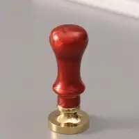 Печать для сургуча с пластиковой ручкой &laquo;Буква J на вензеле&raquo;, 2.5&times;2.5&times;6.3 см