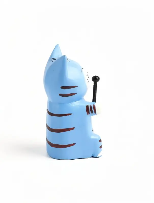 Фигурка &laquo;Кот с микрофоном&raquo;, 3&times;4&times;8 см, дерево, МИКС