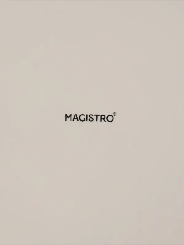 Тарелка с бортиком Magistro &laquo;Церера&raquo;, d=25.5 см, фарфор, голубая