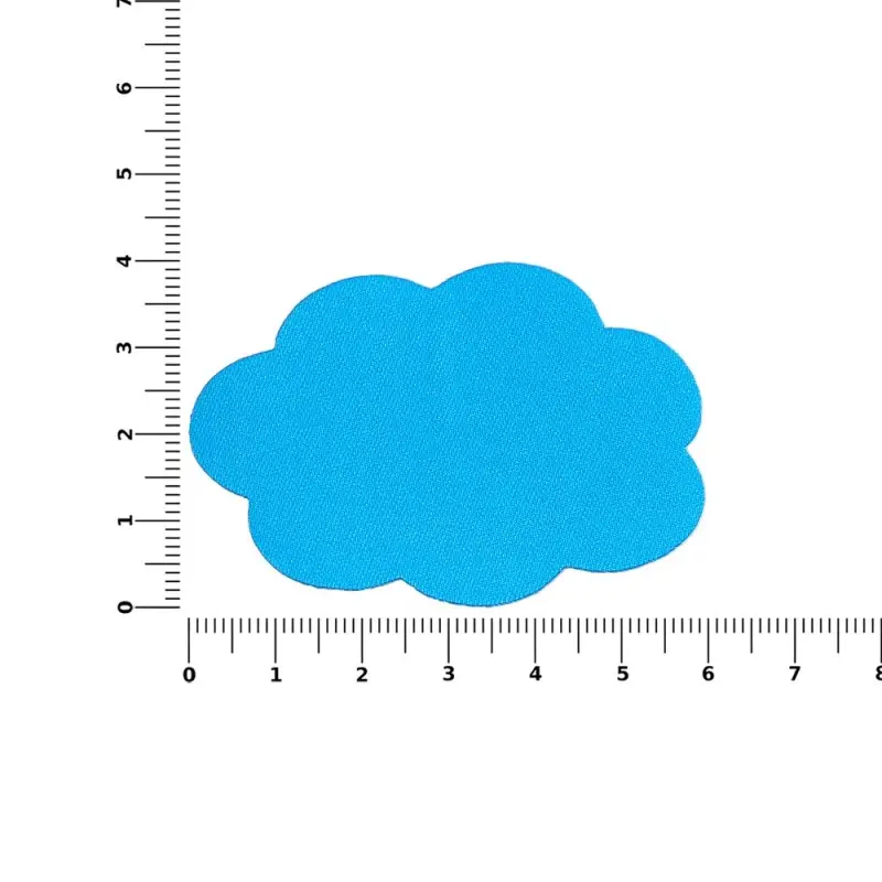 Наклейка тканевая Lunga Calum, L, голубая Наклейка тканевая Lunga Calum, L, голубая