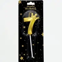 Свеча для торта "Корона" цифра 7