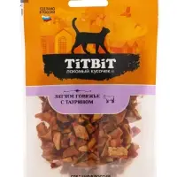 Легкое говяжье TitBit с таурином для кошек, 25 г