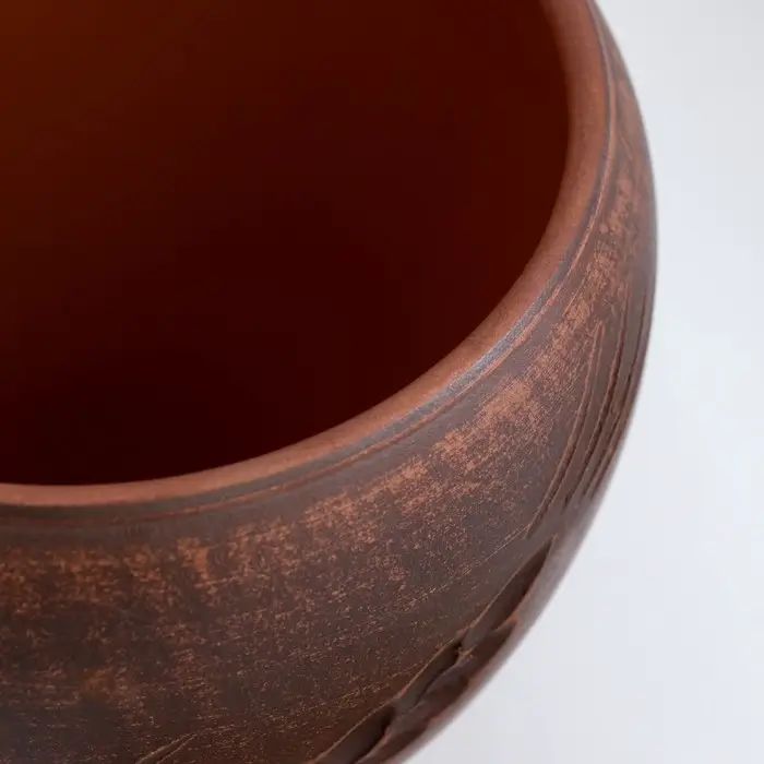 Горшок для жаркого &laquo;Колос&raquo;, 550 мл., 10&times;12 см, красная глина