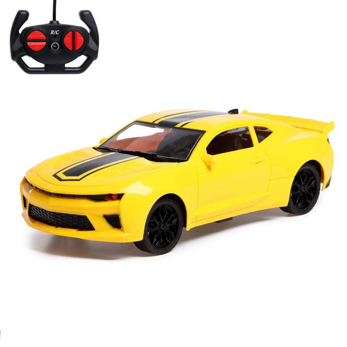 Машина радиоуправляемая «Мустанг», световые эффекты, работает от батареек, 1:16 Машина радиоуправляемая «Мустанг», световые эффекты, работает от батареек, 1:16