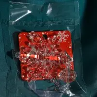 Украшение ёлочное "Льдинка" снежинка, 10х4,5 см, прозрачный