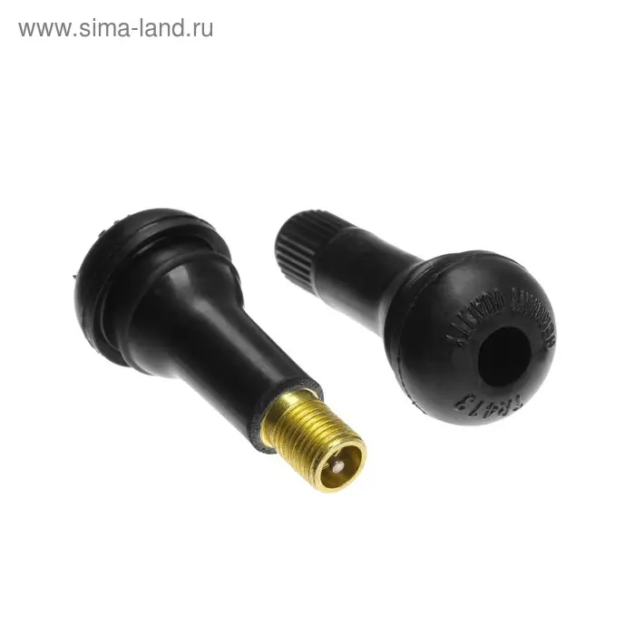 Вентиль для бескамерных шин, TR413, пластик, чёрный Вентиль для бескамерных шин, TR413, пластик, чёрный