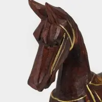 Сувенир интерьерный &laquo;Лошадка-качалка&raquo;, 29&times;9&times;31 см, дерево, коричневый