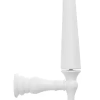 Крючок - держатель для штор CAPPIO KS053, алюминий, белый, 2 шт.