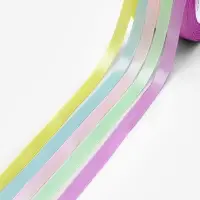 Атласная лента, набор 5 шт. &laquo;Пастельный&raquo;, 10 мм, 23&plusmn;1 м