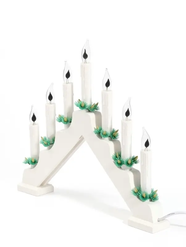 Светодиодная фигура &laquo;Рождественская горка&raquo; 39.5&times;33&times;5 см, дерево, 220 В, эффект пламени