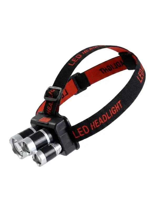 Фонарь налобный аккумуляторный &laquo;Мастер К&raquo;, 10 Вт, 1200 мАч, 600 Лм, 8&times;9&times;6 см