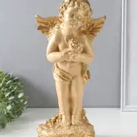 Фигура гипс &laquo;Ангел большой&raquo;, слоновая кость, 42&times;20&times;15 см