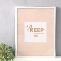 Фоторамка для фото 35&times;45 см Keep memories, Elysian, пластик, белый с золотом
