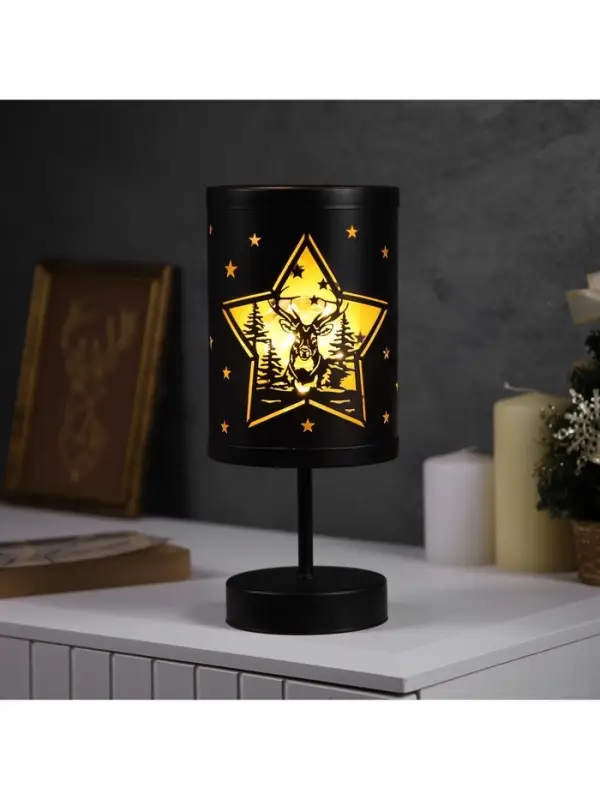 Светодиодная фигура &laquo;Лесная сказка&raquo;, 12.3&times;27.5 см, 1LED. от батареек АААх3, свечение тёплое белое