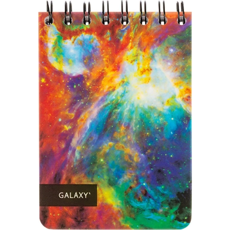 Блокнот 120л,А6,Space Galaxy,белый