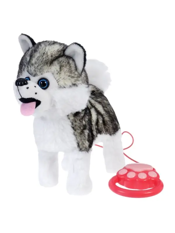 Интерактивная собака &laquo;Мой хаски&raquo; ходит, лает, поёт песенку, виляет хвостиком