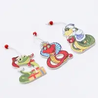 Елочные игрушки в деревянной подарочной упаковке, 9 шт.