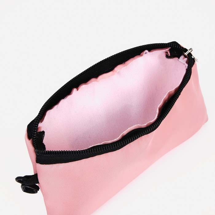 Рюкзак школьный на молнии, 3 наружных кармана, цвет розовый