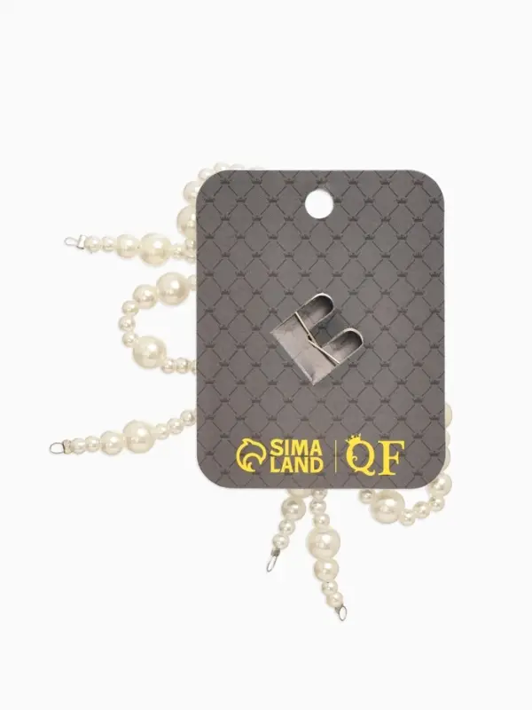 Обвес на штаны  Обвес на штаны "Бантики", цвет белый в серебре